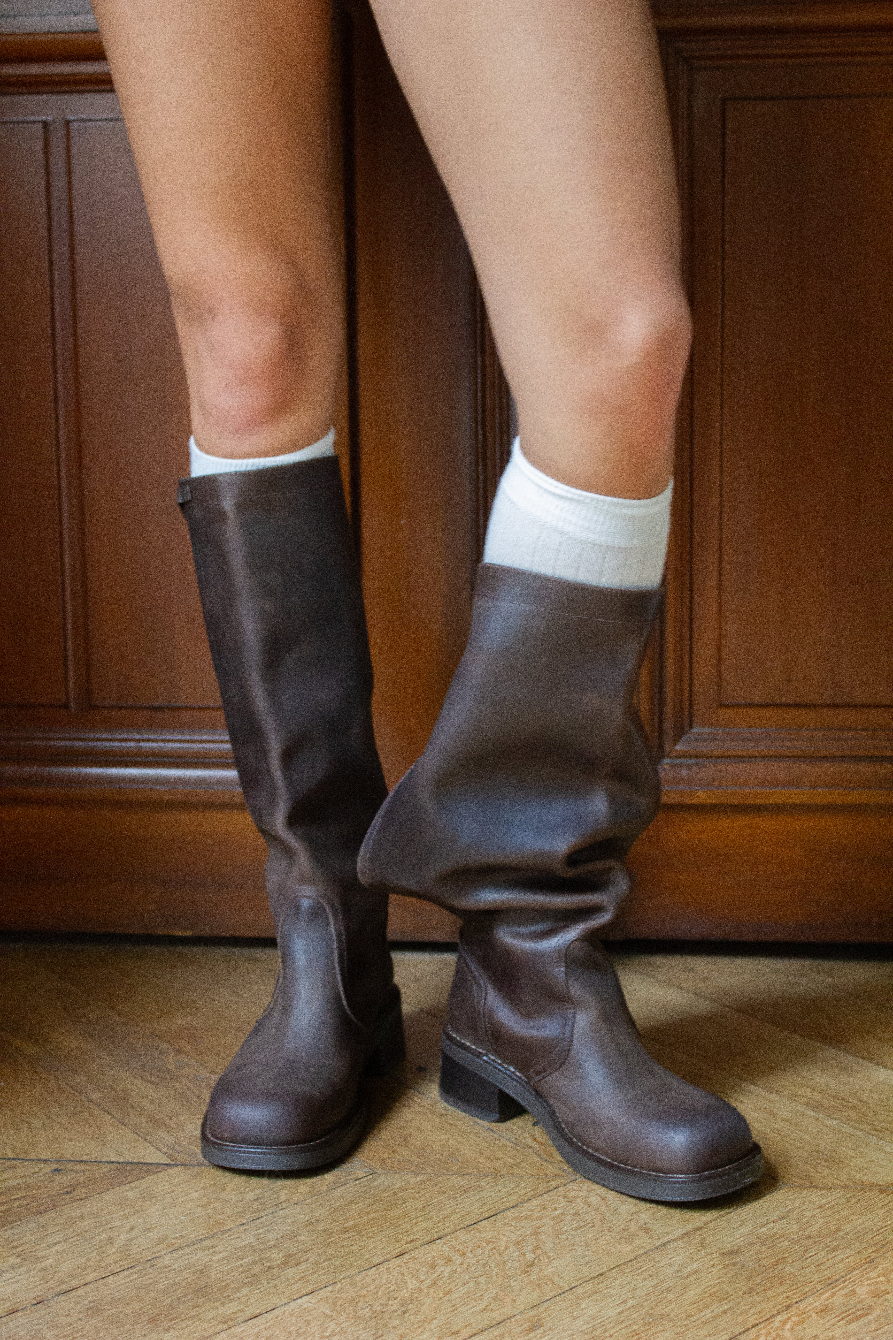 Transformable Brown Boots