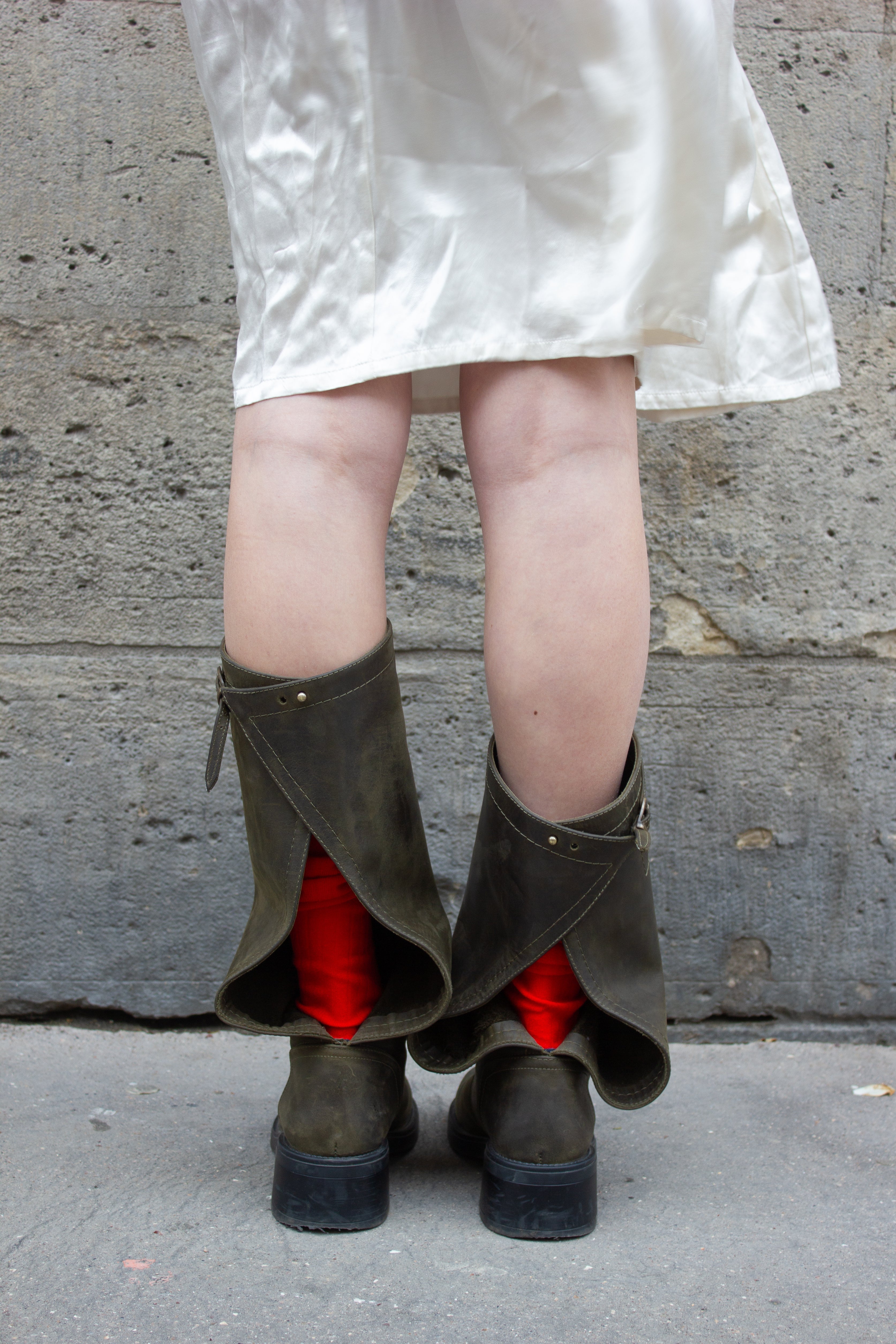 Transformable Olive Boots