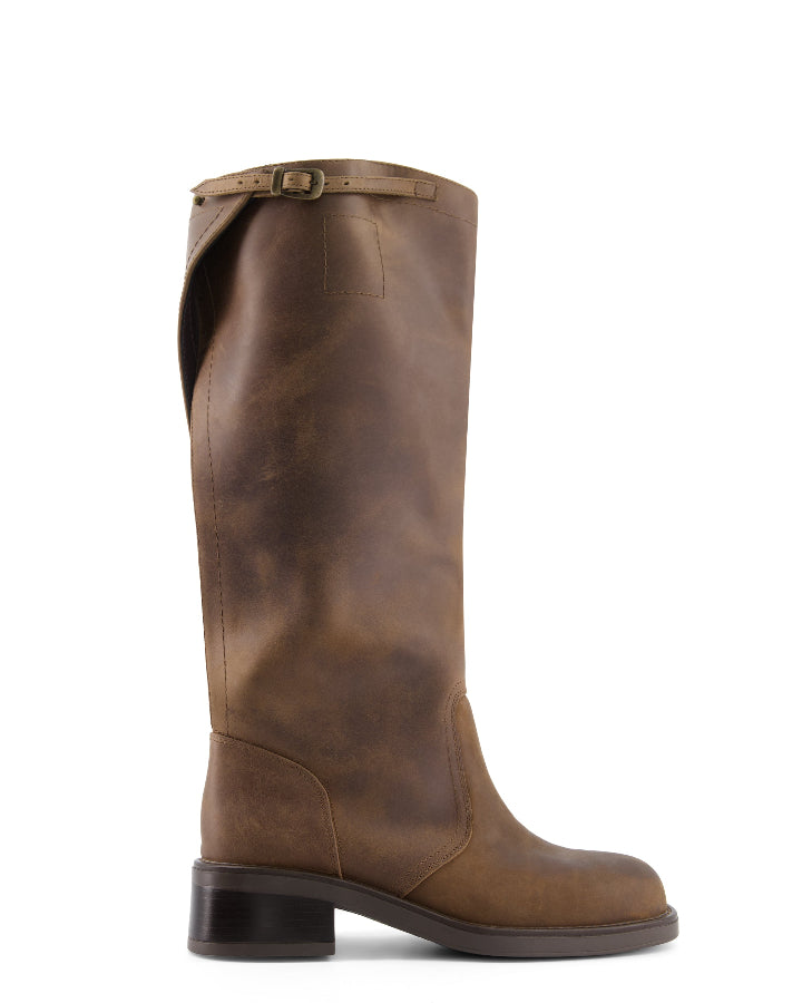 annk brown transformer leather boots