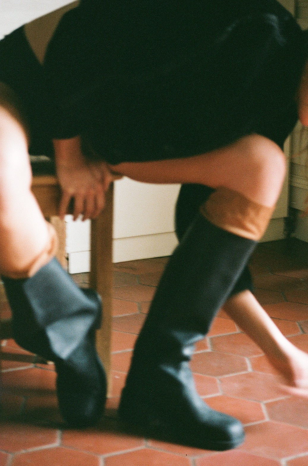 Transformable Black Boots