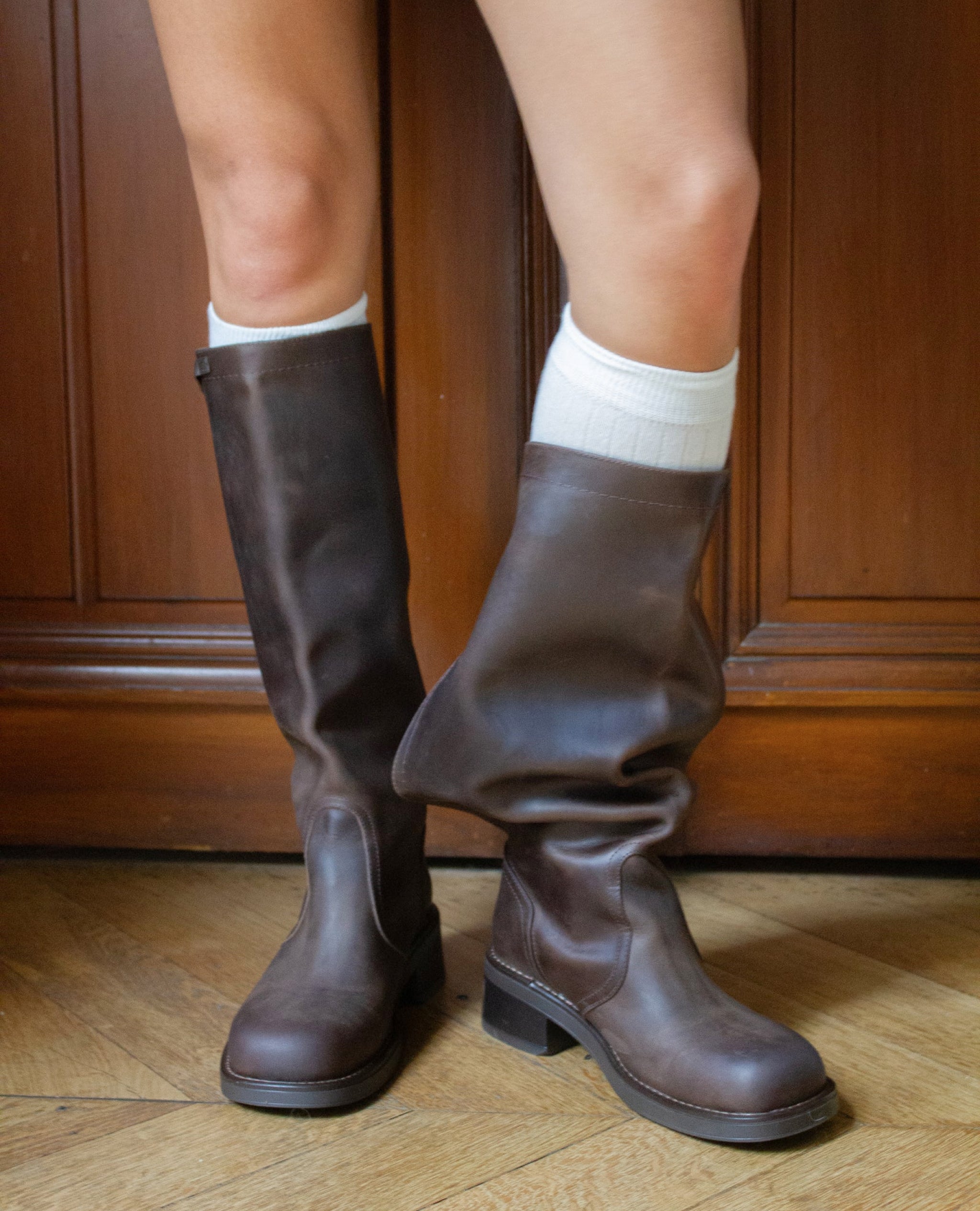 Transformable Brown Boots