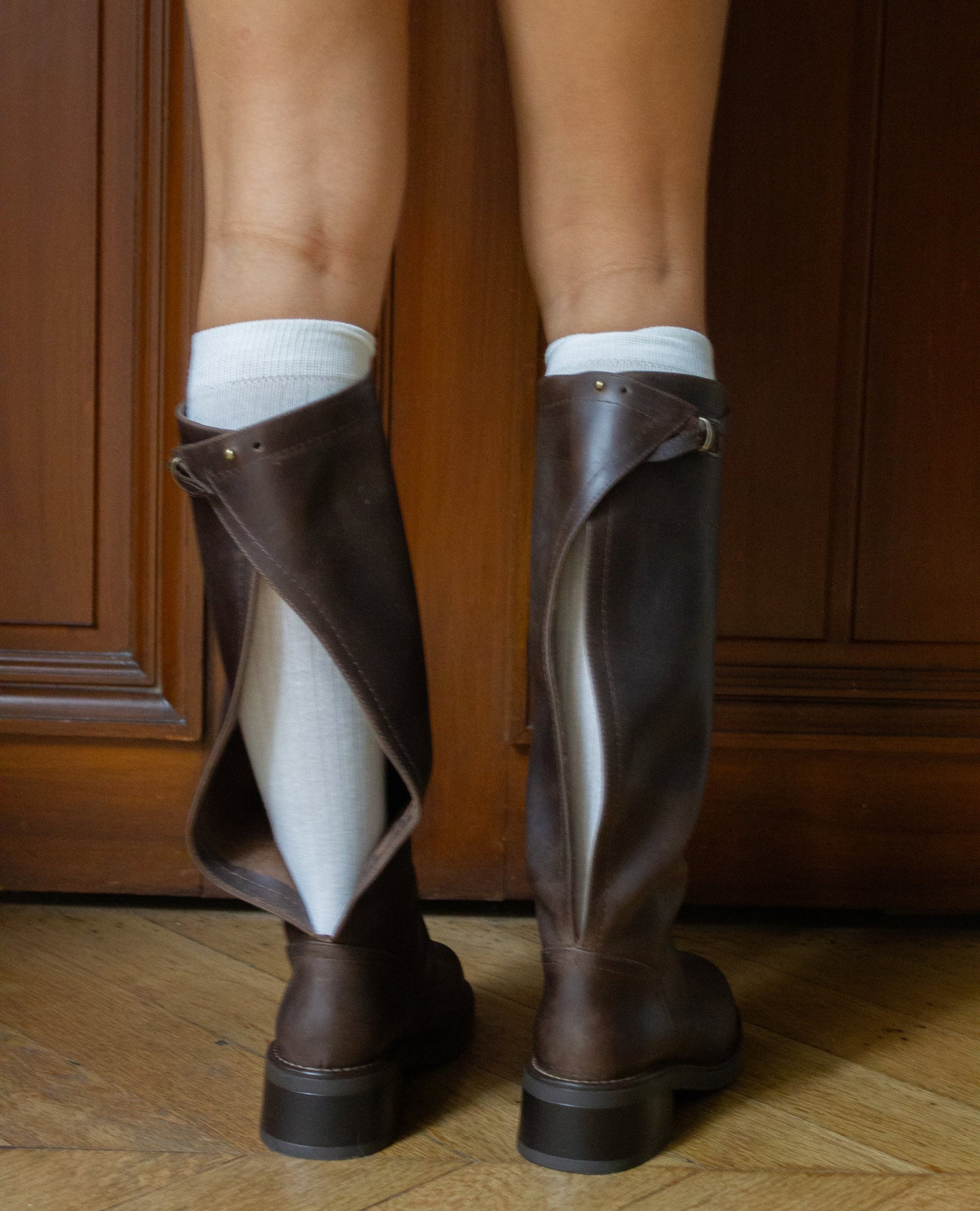 Transformable Brown Boots