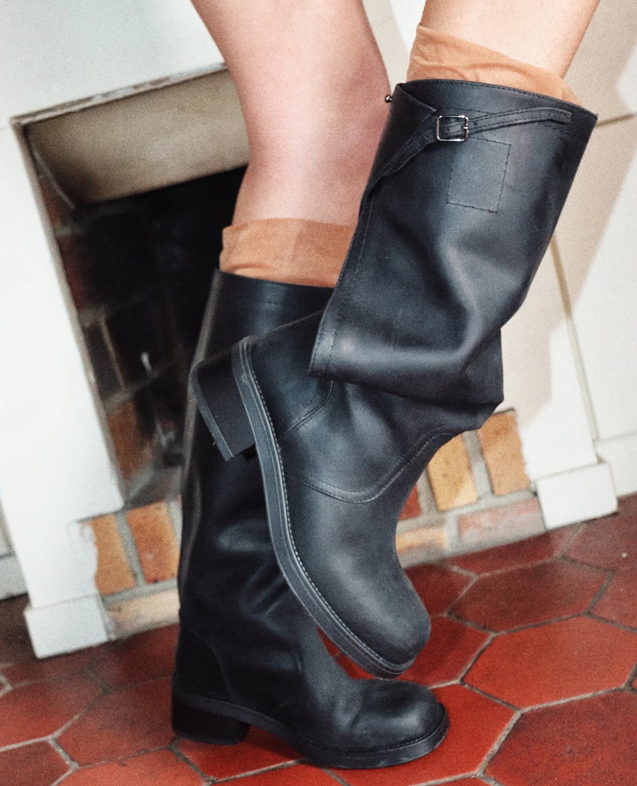 Transformable Black Boots