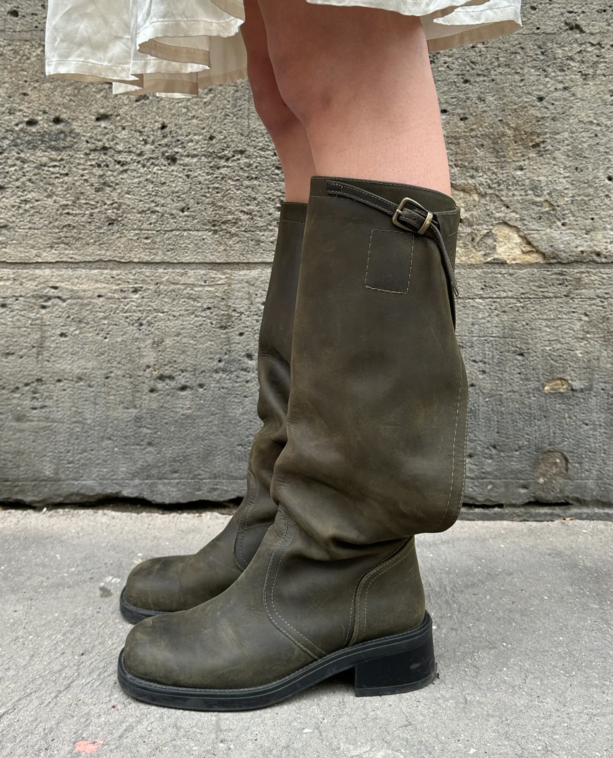 Transformable Olive Boots