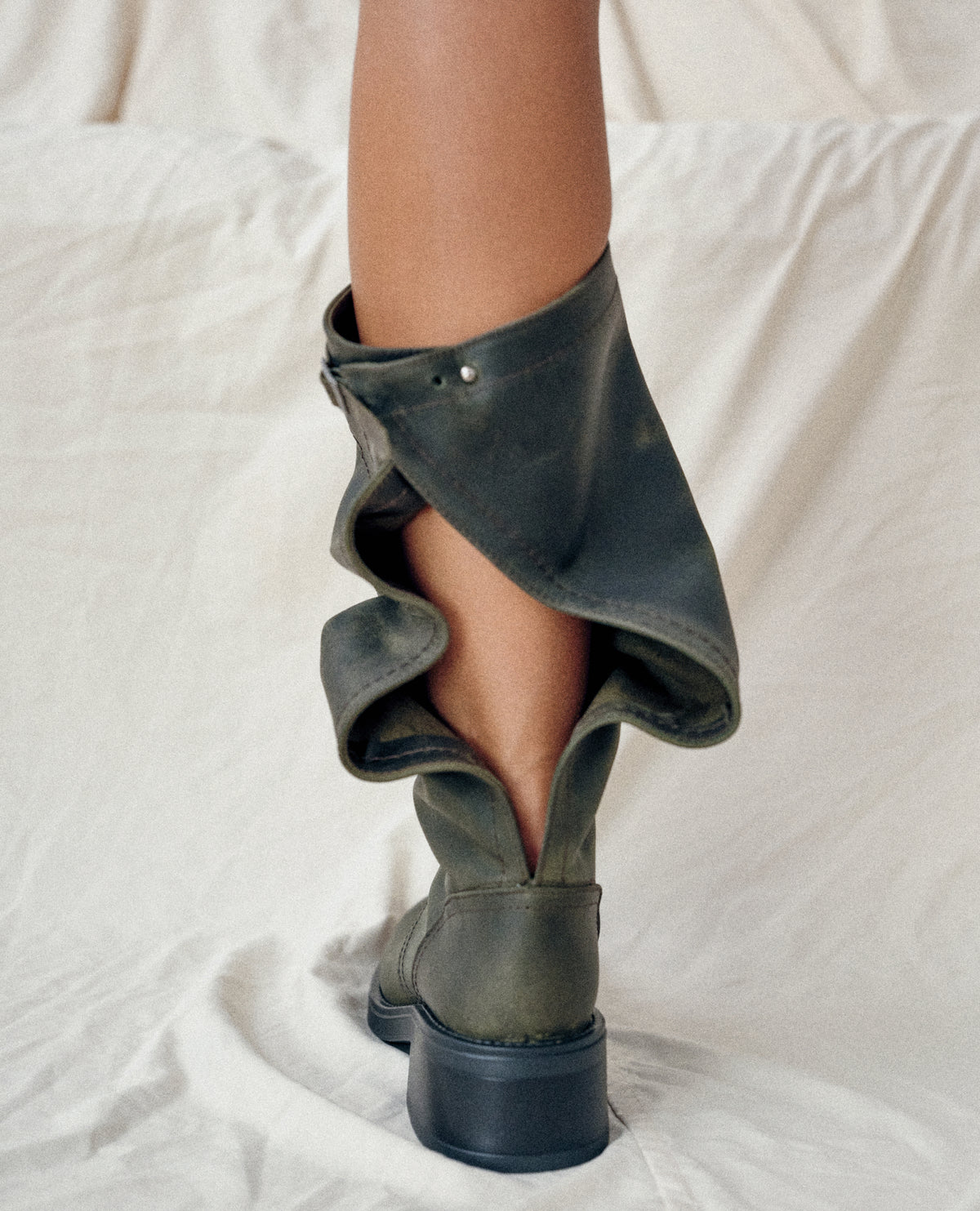 Transformable Olive Boots