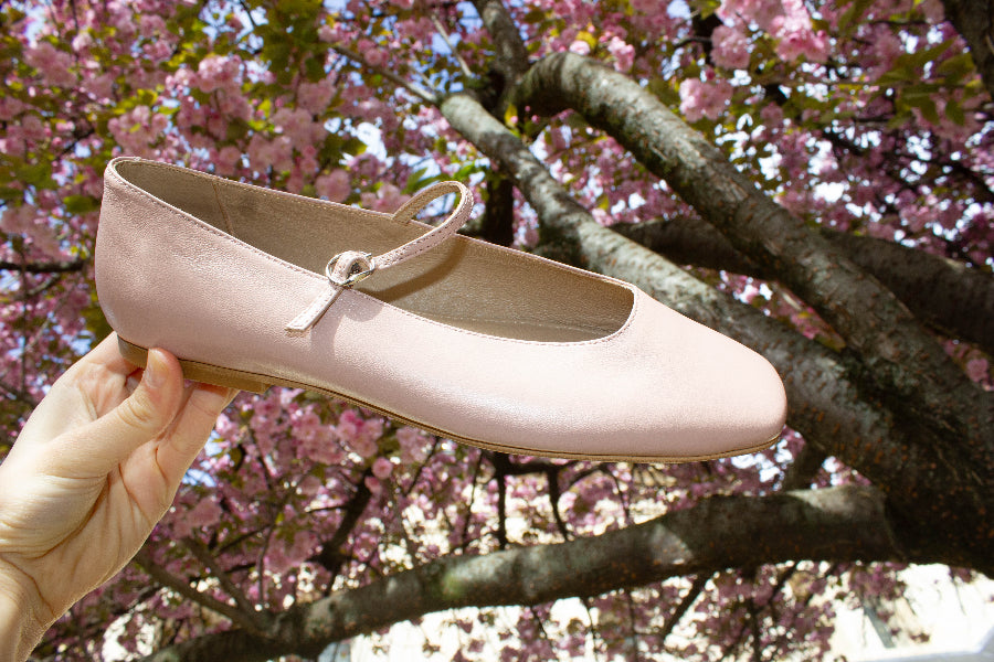 Pink Ballet Shoes by Annk