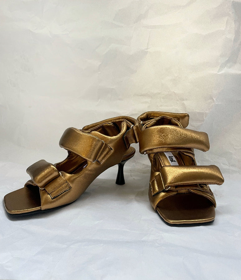 AnnK Fou Gold Sandals
