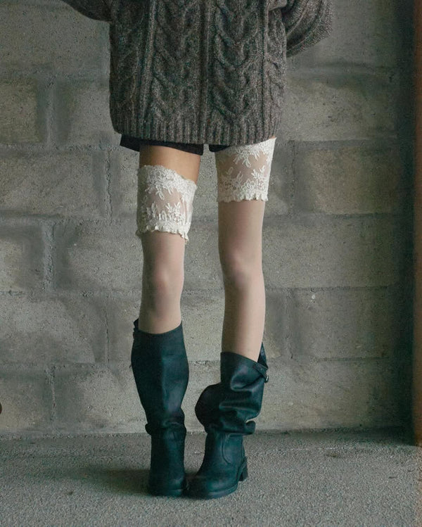 transformer leather boots in black color by annk