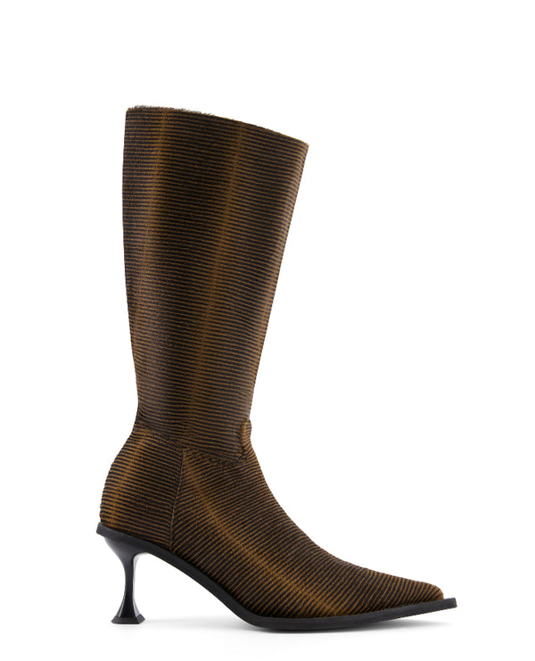 annk high heeled pony boots