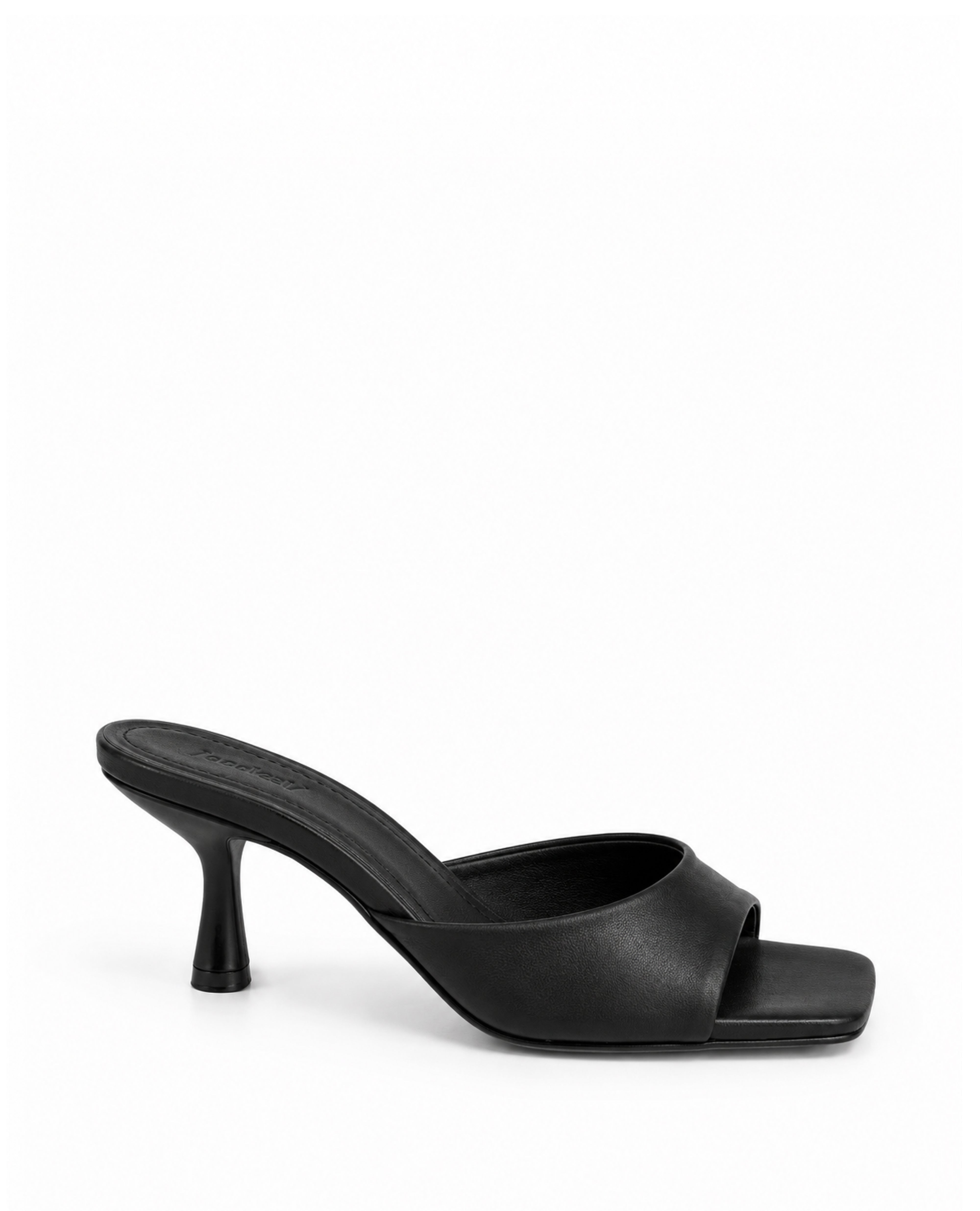 CARRIE's MULES BLACK