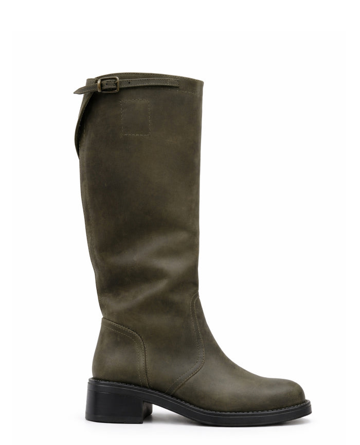 Transformable Olive Boots