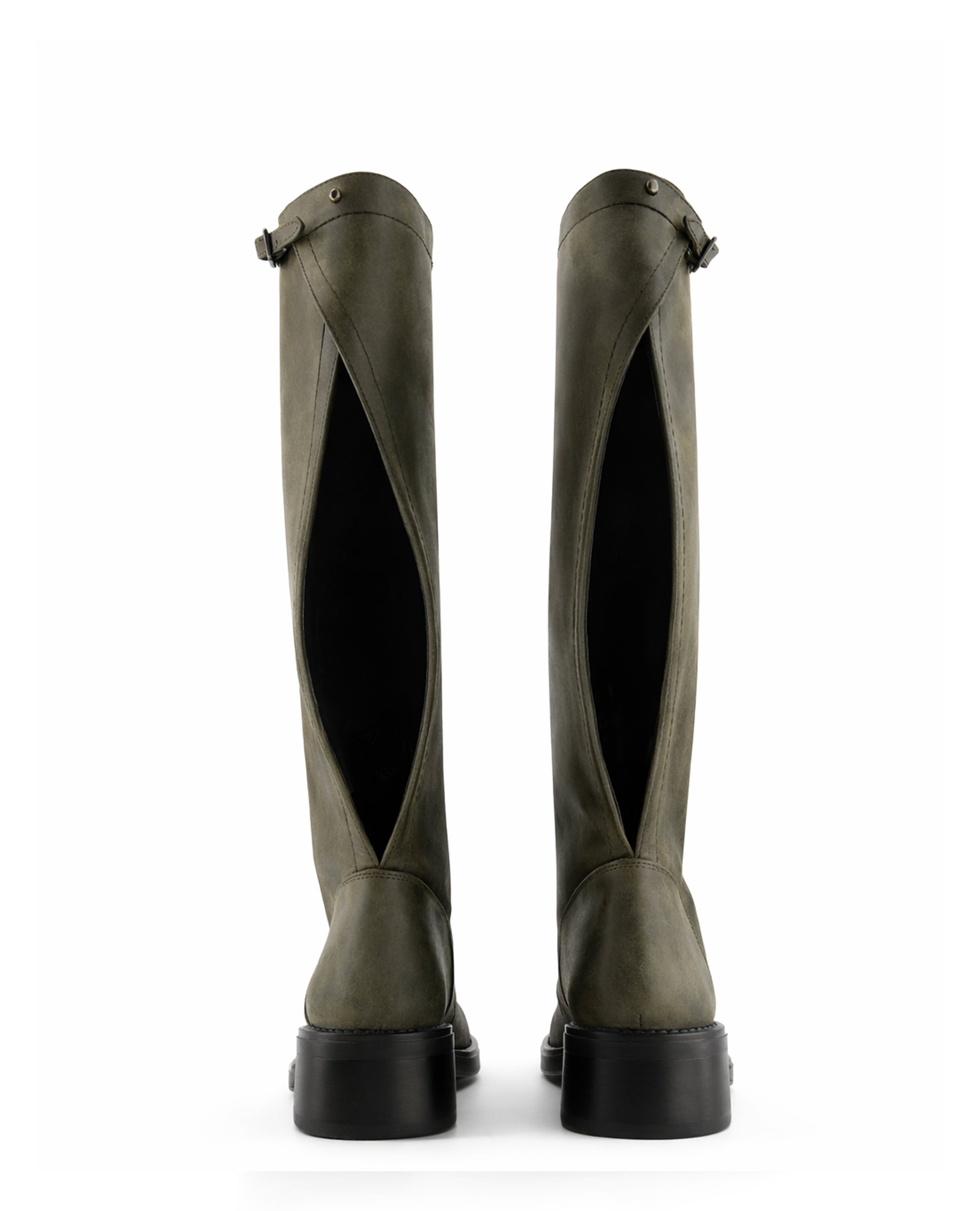 Transformable Olive Boots